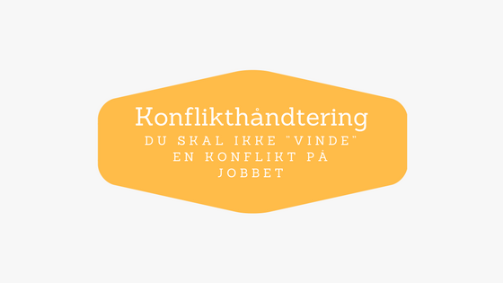 konflikter på jobbet